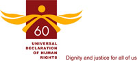 Logo 60 jaar Rechten van de Mens